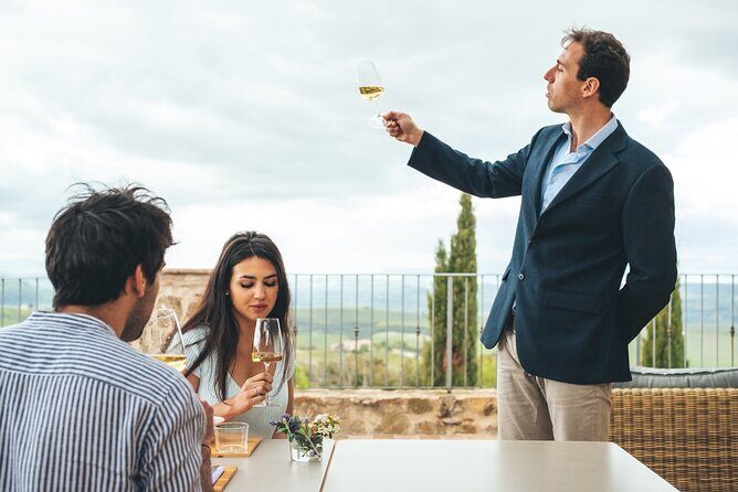 Aperitif on the Terrace of Podere Montale at Sunset - Getting to Podere Montale in Seggiano Without Stress