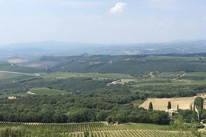 Brunello E-Bike Tour - Riding Past Castelnuovo dellAbate: Hilltop Views at Bike Speed