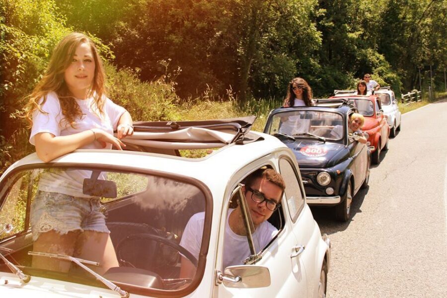 Chianti Countryside Full-Day Tour by Vintage Fiat 500 - Castellina in Chianti (Stop 3): break time that’s more than standing around