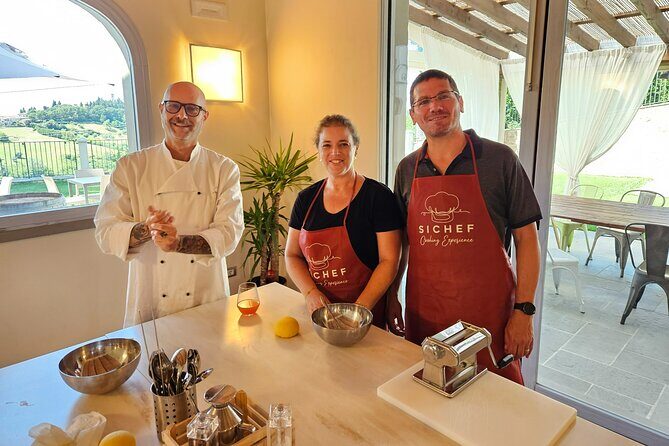 Chianti -Fresh Pasta Making Class and Sauces with Lunch or Dinner - The meal: appetizers, wine, dessert, and coffee built around your work