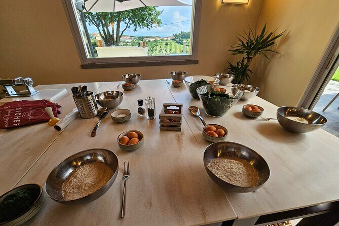 Chianti -Fresh Pasta Making Class and Sauces with Lunch or Dinner - What you actually make: ravioli, tagliatelle, cappelletti, and gnocchi