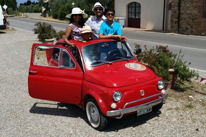 Classic Chianti Hills Fiat 500 Tour - The lead-car route: less map work, more looking