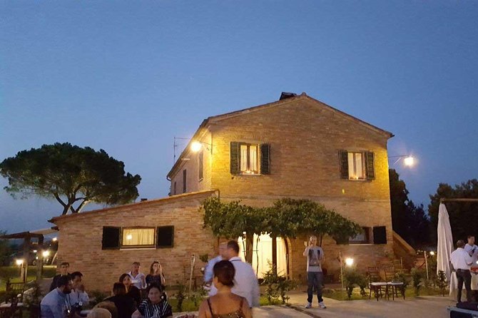 Enjoy a meal with wine tasting in the vineyard of Podere Casanova - The menu: Tuscan staples, with wine that’s meant to match