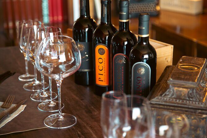 Essence of Tuscany - Private Wine & Evo oil Tasting - The tasting lineup: organic wine, extra-virgin olive oil, and balsamic