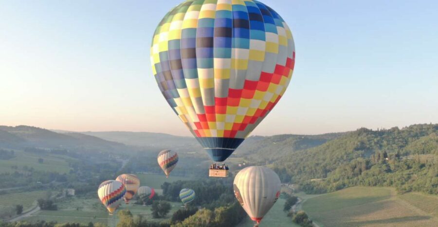 Exclusive Private Balloon Tour for 2 in Tuscany - What you’ll see below: vineyards, cypress hills, castles, and lakes