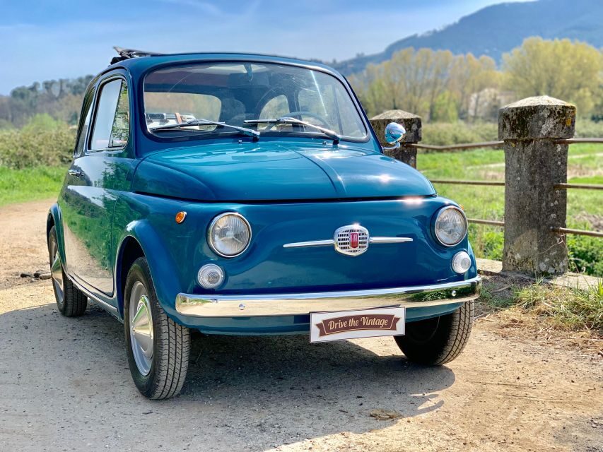 Fiat 500: Self-Tour in the Tuscan countryside - Compitese olive groves and driving under the Aqueduct of Nottolini