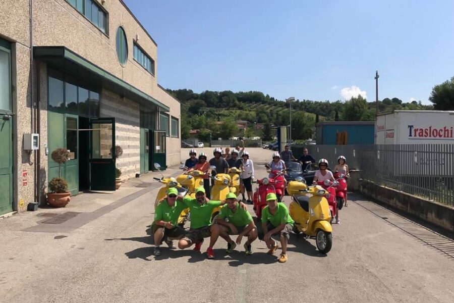 Florence/Badesse: Tuscany Group Vespa Tour with Wine Tasting - Stop 4: Winery time with wine tasting and a photo-ready setting