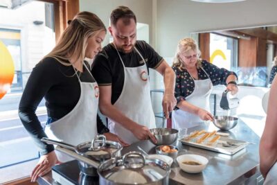 Florence: Tuscan Cooking Course with Dinner - The kitchen school vibe: stations, tools, and a chef who actually teaches