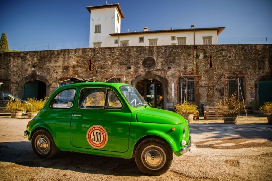 Florence Wine Tasting and Tuscan Lunch in a Vintage Fiat 500 - Lunch at the villa: light Tuscan food that fits the schedule