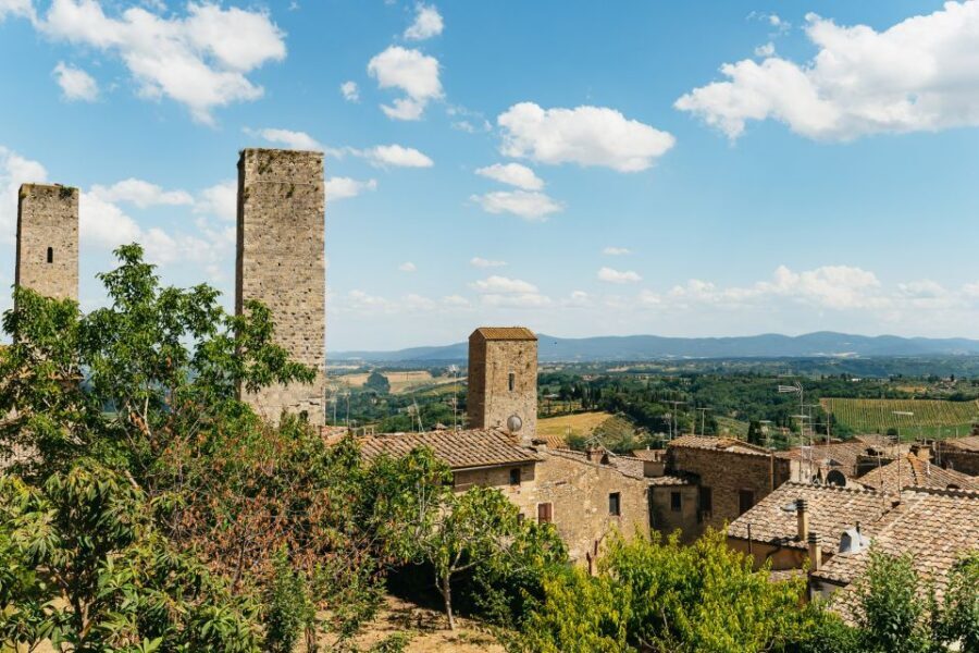 From Florence: Siena, San Gimignano, Pisa & Lunch at Winery - Pisa at the end of the day: the Leaning Tower and marble monuments