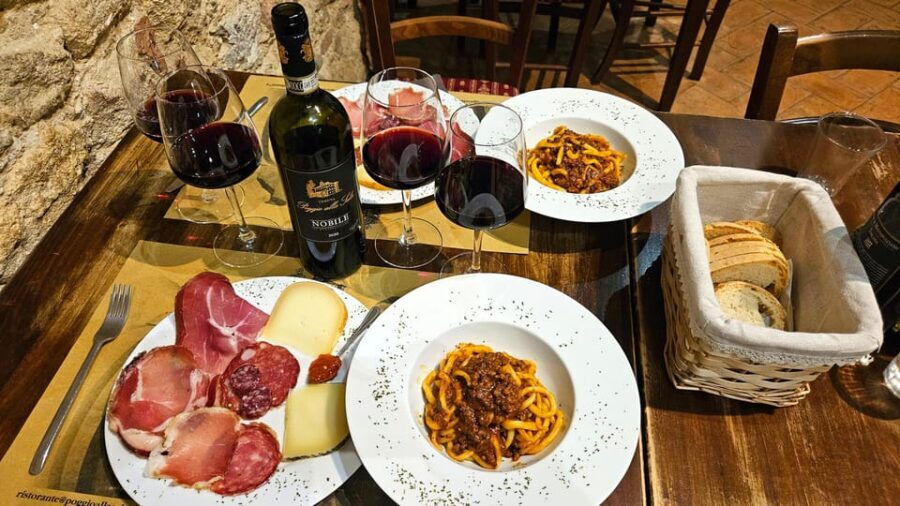 From Rome: Tuscany, Montepulciano Tour with Wine & Lunch - The 13th-century winery visit: cellars, tasting, and the Etruscan tomb