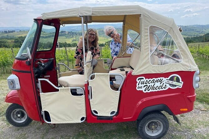From San Gimignano: Tuscany Wine tour by Tuk Tuk with Lunch - From San Gimignano Toward Chianti: Where the Drive Becomes Part of the Tour
