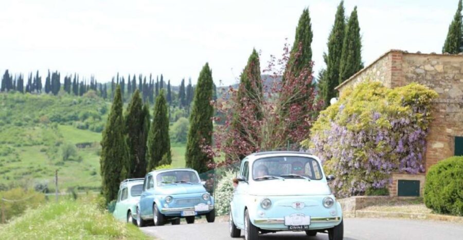 From San Gimignano: Vintage Fiat 500 Self-Drive Chianti Tour - Driving a restored manual Fiat 500 through the Chianti hills