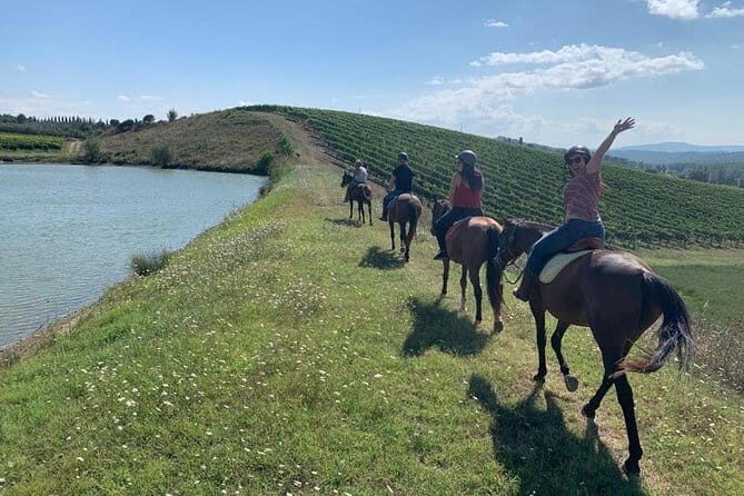Horseback Ride in S.Gimignano with Tuscan Lunch Chianti Tasting - The One-Hour Horse Ride: Calm Horses and Real Photo Opportunities