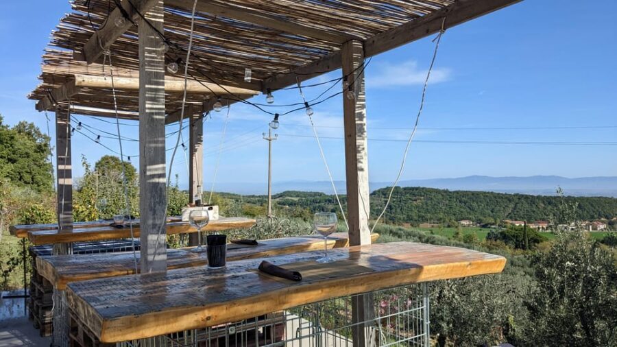 Montepulciano: Artisan Heroic Wine Tasting at the Terrace - Terrace tasting of 3 natural cru and a big Tuscan tagliere