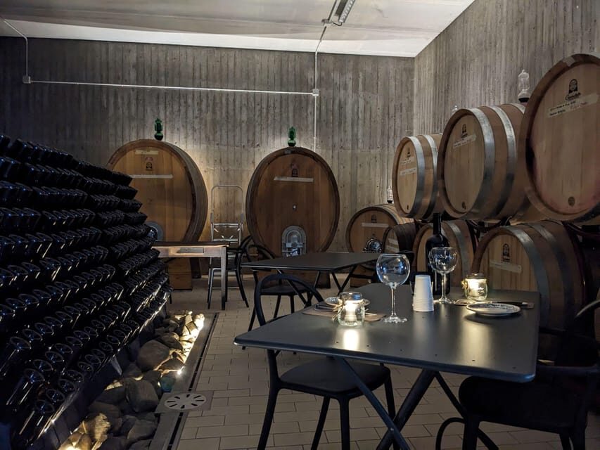 Montepulciano: Bruciata Wine Tasting in a Cave - Inside the production area: cellar stages that explain the bottle