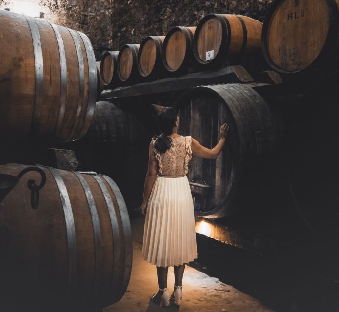 Montepulciano: Historical Cellars Guided Tour & Wine Tasting - Two underground cellars: brick vaults, tunnels, and oak barrels