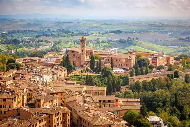 Private day trip to Siena, San Gimignano, Chianti and Pisa, from Florence - Siena With Real Time: Piazza del Campo and the Gothic Cathedral
