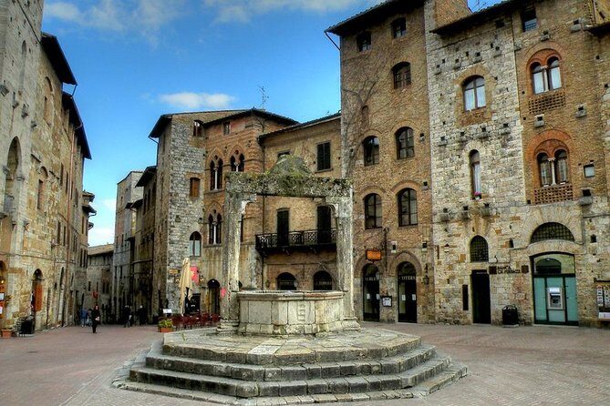 Private Shore Excursion from Livorno Port: Tuscany Highlights - San Gimignano: towers, walls, and UNESCO charm at cruise speed