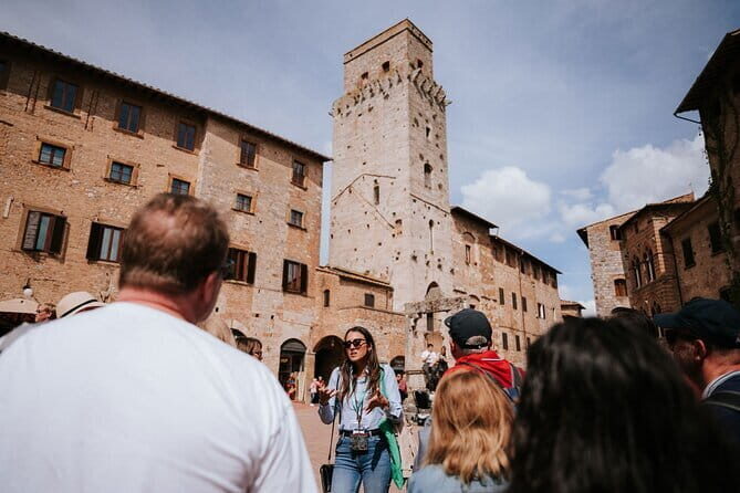 Private Siena San Gimignano Tour from Florence with Winery Lunch - San Gimignano by map: towers, towers, and then more towers