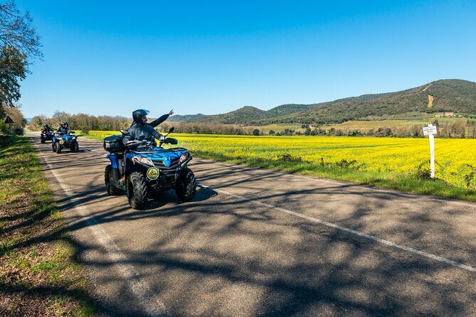 Quad excursion in the Maremma with barbecue in the woods - Driving practicality: helmets, balaclavas, and the one thing you can control