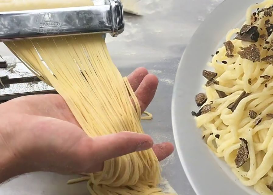 San Gimignano: Truffle Cooking Class with Wine Tasting - Timing that matches the experience: 120 minutes of cooking plus 90 minutes to eat