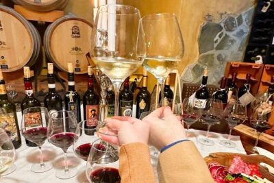 San Gimignano Wine Tour and tuscan appetizer for small group - The tasting menu: Pecorino, Tuscan salami, bruschetta, and cantuccini