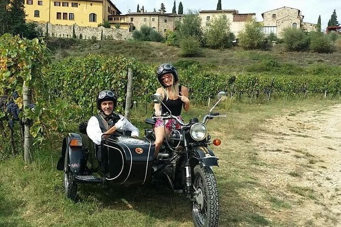 Sidecar tour in Florence and Chianti with wine tasting and lunch - Sidecar Day Format: Florence to Chianti in a 5-Hour Block