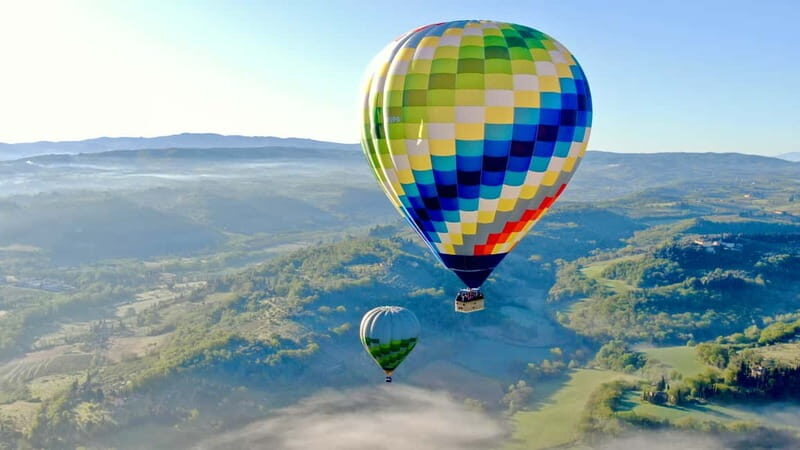 Siena: Balloon Flight Over Tuscany with a Glass of Wine - Key highlights at a glance