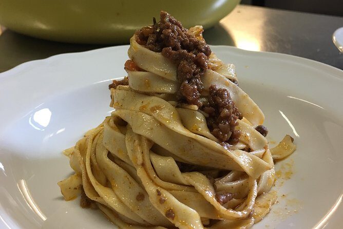 Traditional Cooking Class in San Gimignano - The meal payoff: lunch and dinner plus Tenuta Guardastelle wine