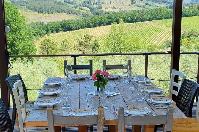 Truffle Hunting in Chianti, pasta class and lunch - Lunch on the terrace: truffle-forward, plus wine and olive oil