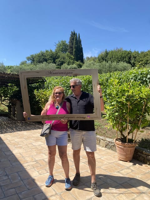 Tuscan Wine Tour by van from Lucca - Stop one: hillside vines and a winemaker’s story