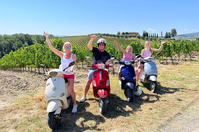 Tuscany Sunset Vespa tour with Dinner at a Chianti Winery - Key things to know before you go