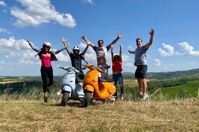 Tuscany Sunset Vespa tour with Dinner at a Chianti Winery - Chianti transfer by A/C minivan: less stress, more time outside